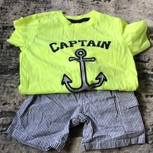 NWOT boys Carter’s tee and shorts set